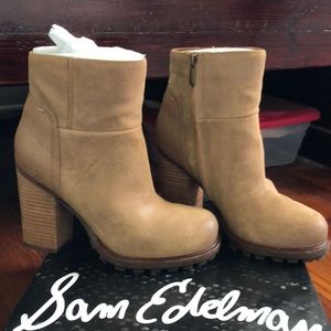 Sam Edelman Franklin Treaded Distressed Bootie